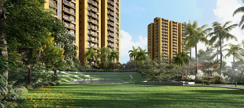 Official Orizon illustration of Central Lawn