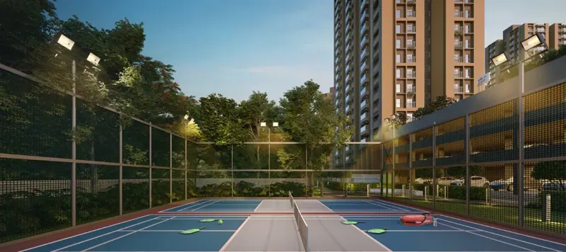 Official Orizon illustration of Pickleball Court